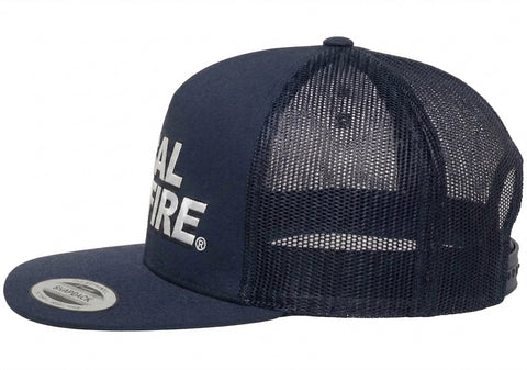 YP Classics 6006 Five-Panel Trucker Hat-White Text