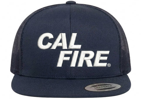 YP Classics 6609 Six-Panel Retro Trucker Hat-White Text