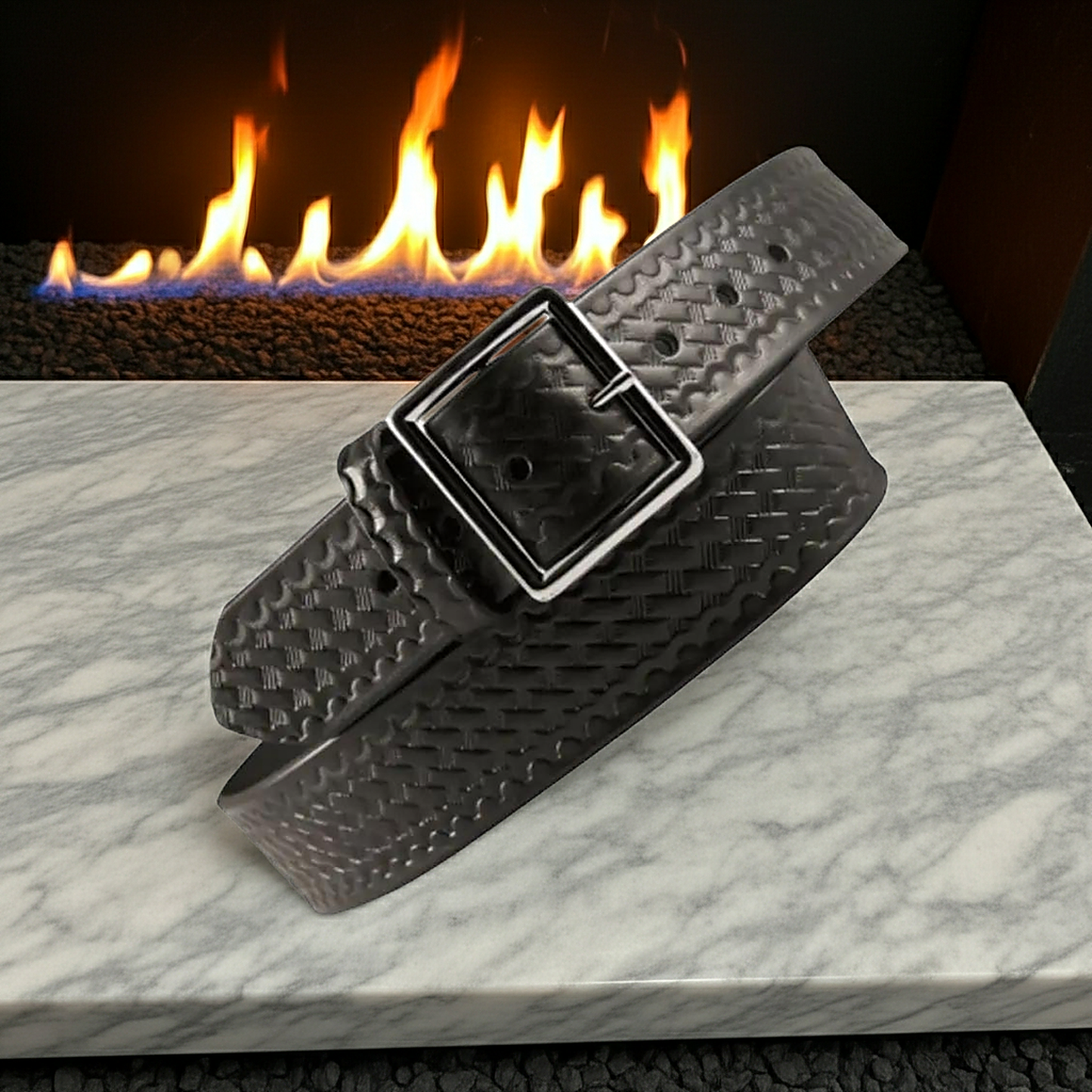 1 3/4 Duty Basketweave Belt - side view