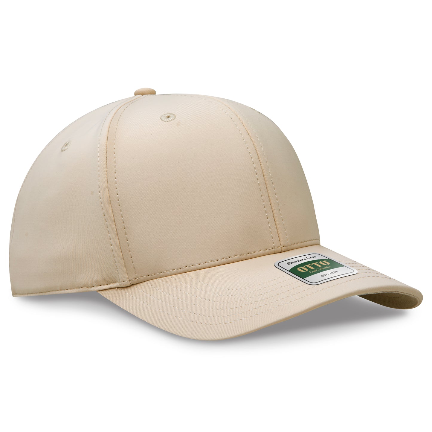 OTTO 101 Club Collection 6 Panel Pro Style Cap – CoolNyl™ - Khaki