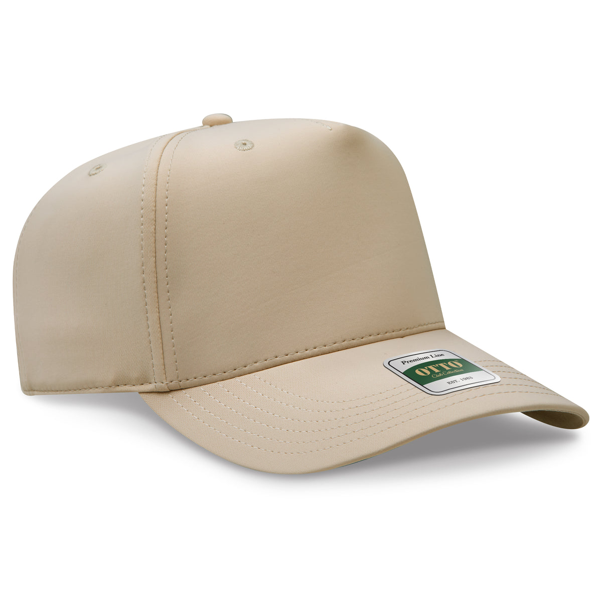 OTTO 103 Club Collection 5 Panel Pro Style Cap – CoolNyl™ - Khaki