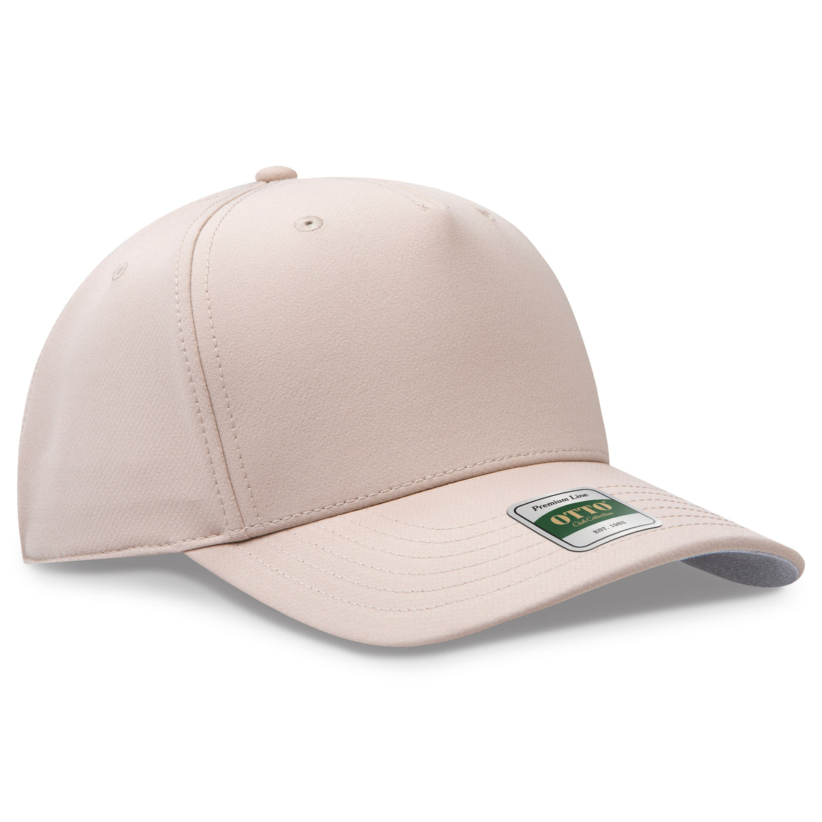 OTTO 114 Club Collection 5 Panel Pro Style Cap – GridTek™ - Khaki