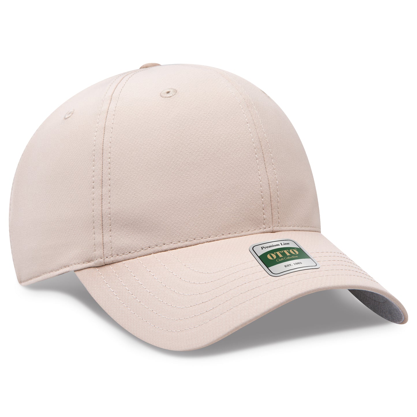 OTTO 115 Club Collection 6 Panel Low Profile Cap – GridTek™ - Khaki