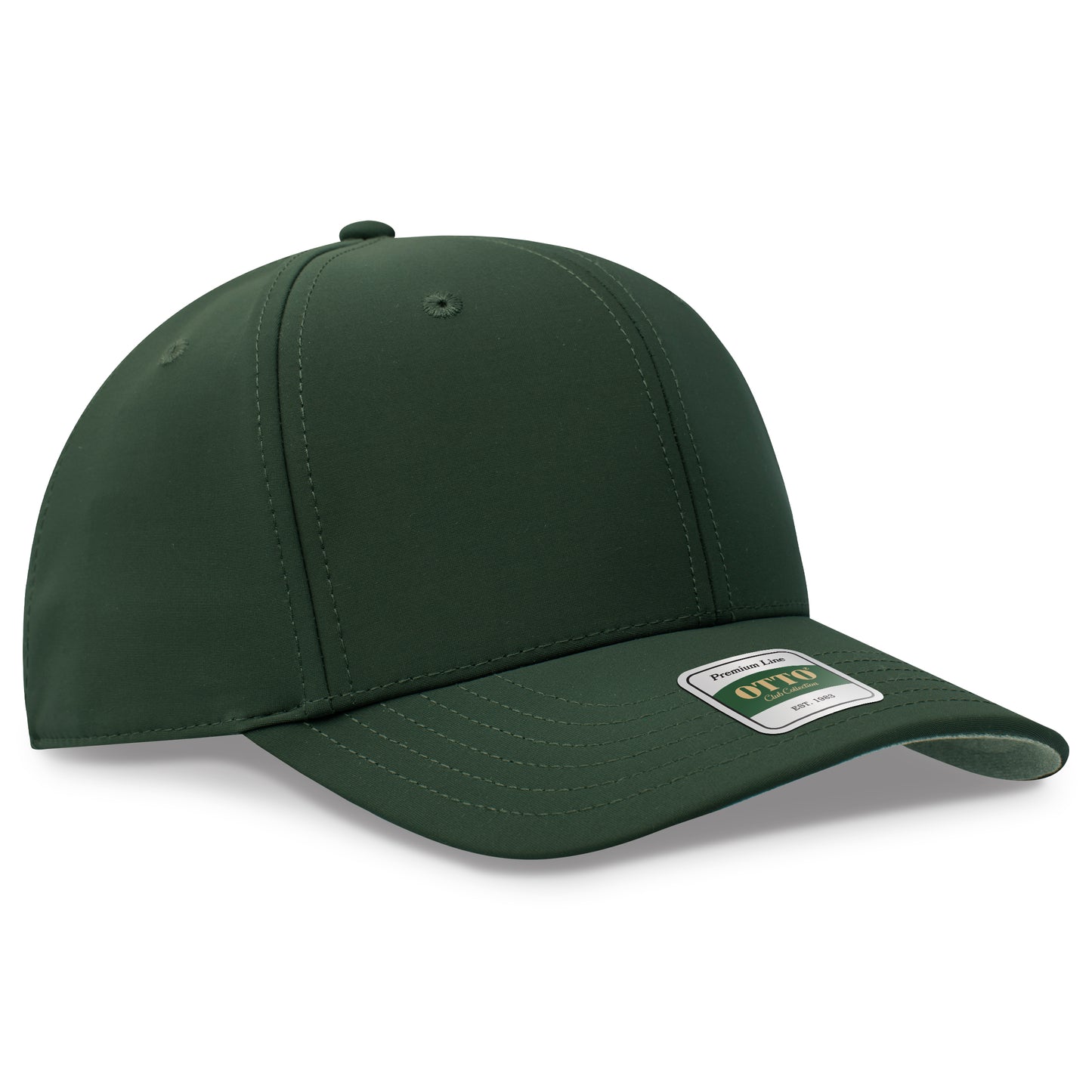 OTTO 123 Club Collection 6 Panel Pro Style Cap – Performance Nylon - Midnight Green