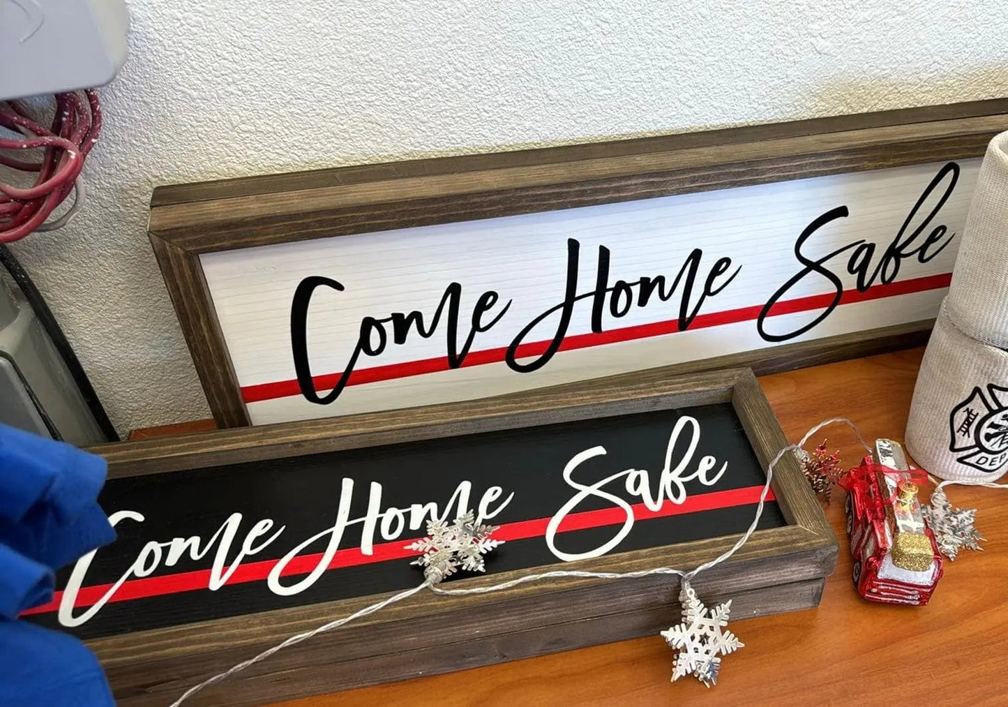 Come Home Safe wall hanging ALL RISK UniformsCAL FIRE ALL RISK Uniforms