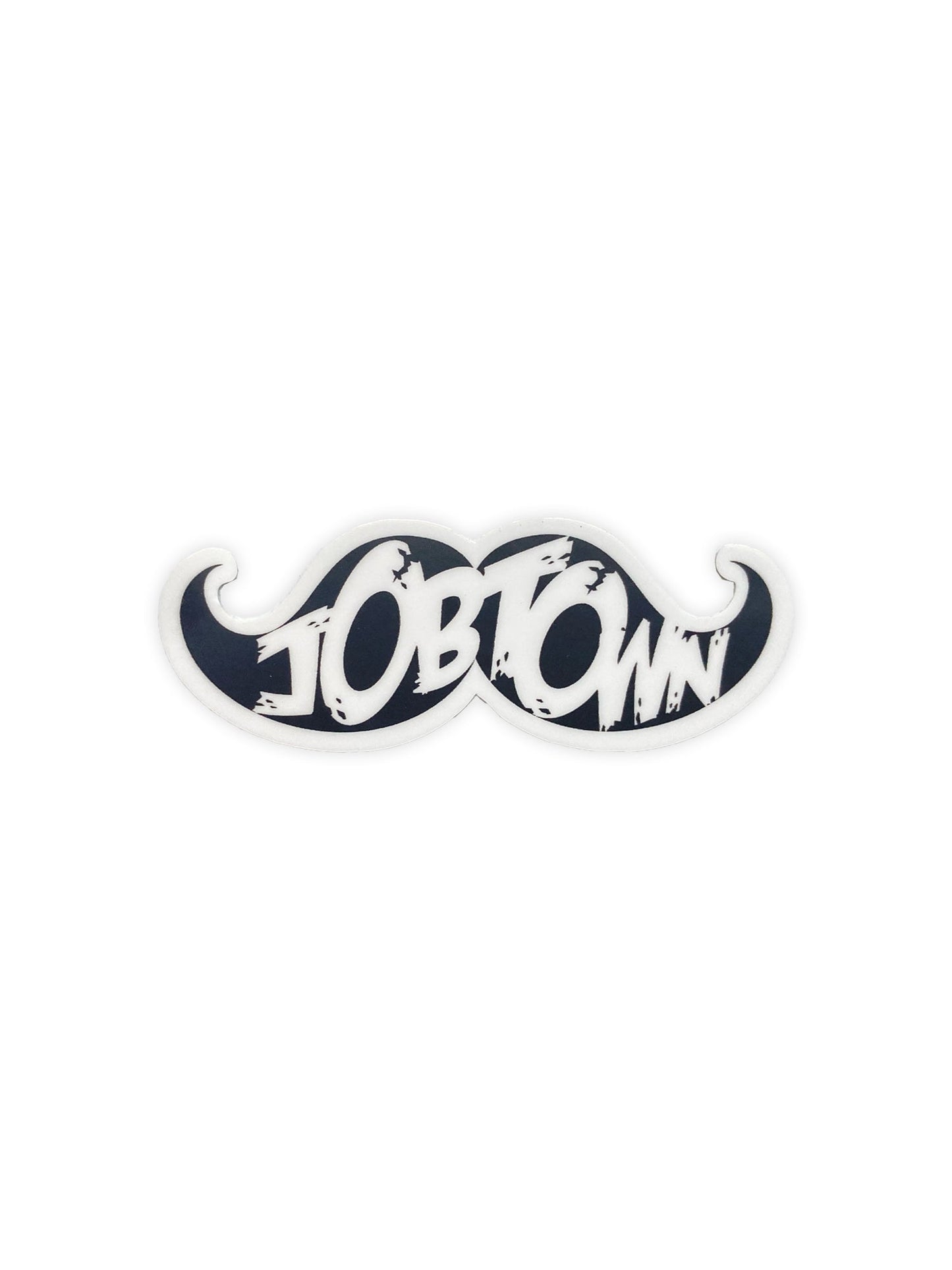 Job Town Mustache Sticker