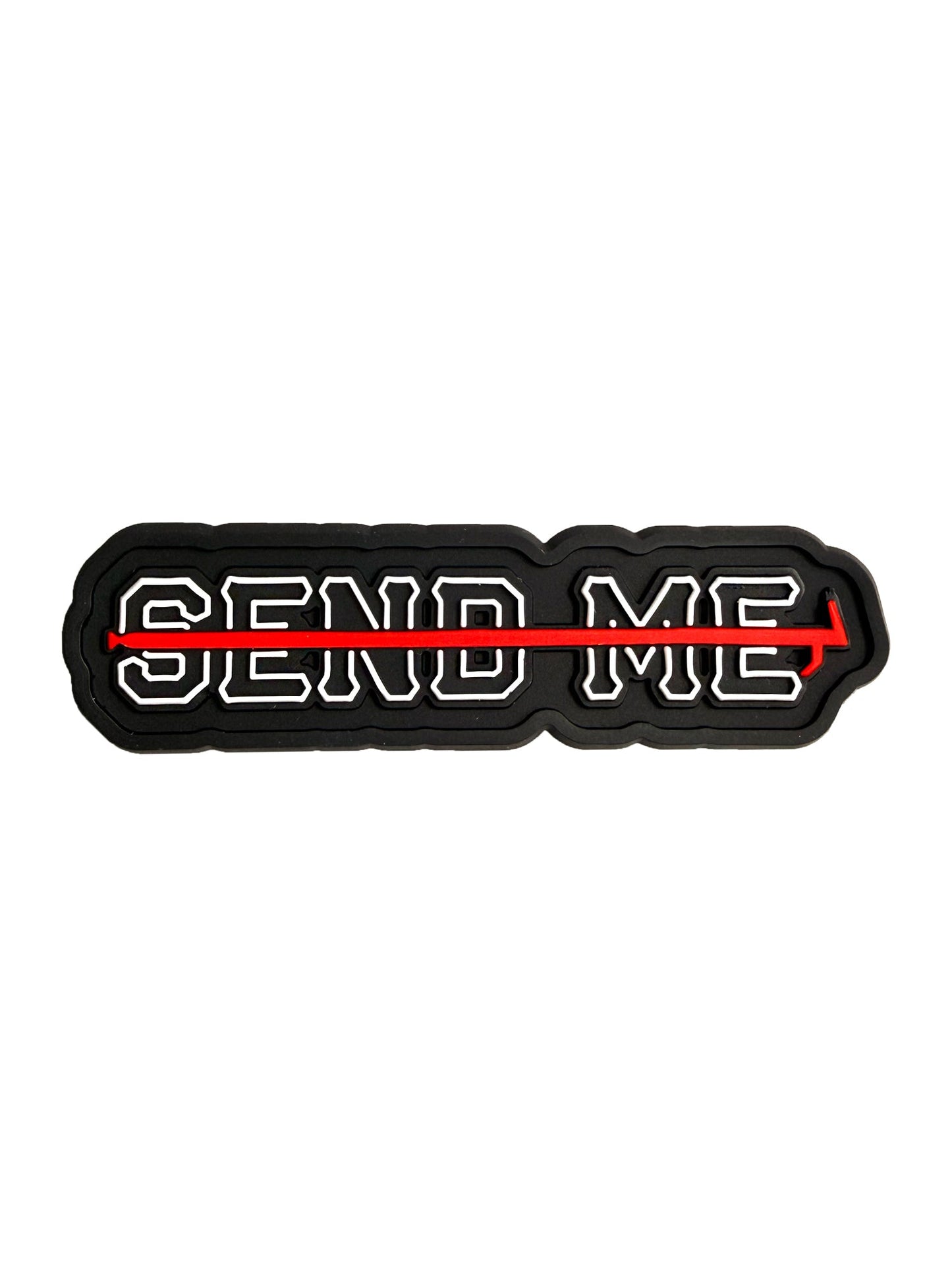 Stache Salt Send Me Velcro Patch — logo detail