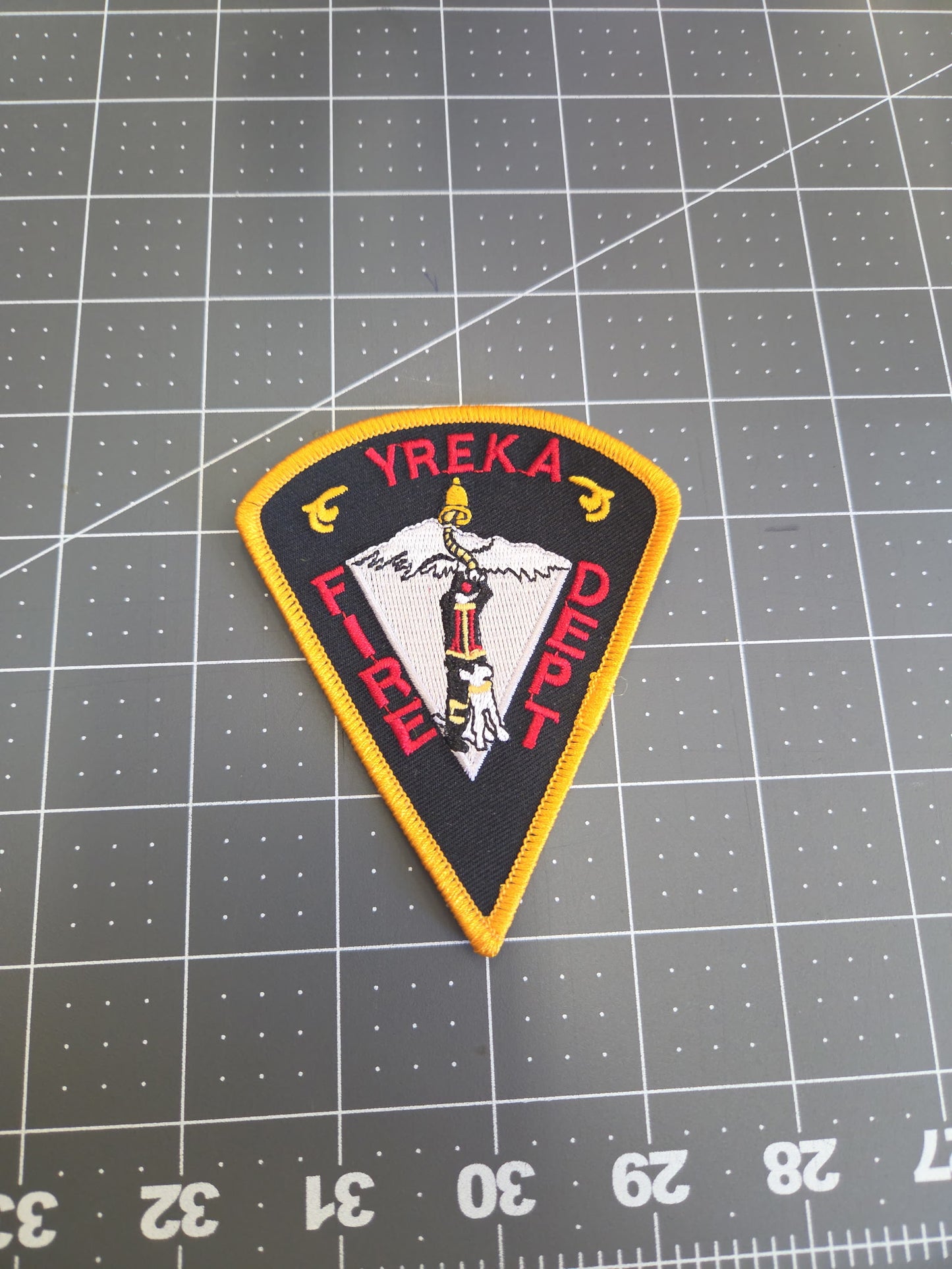Yreka Fire Patch - alternate view