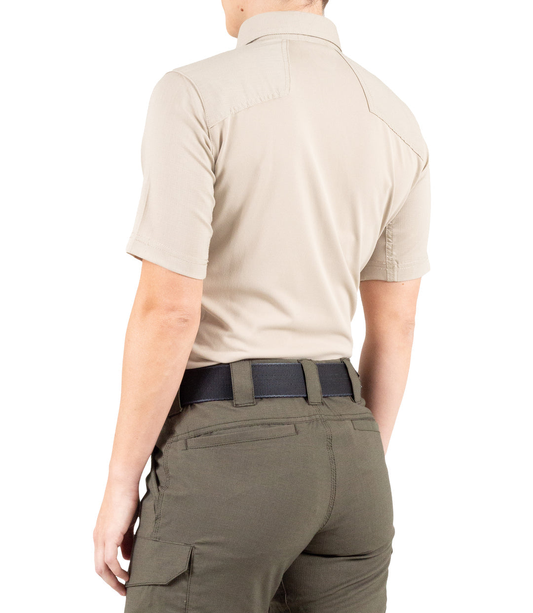 First Tactical Womens Pro Perf Short Sleeve - Khaki ALL RISK UniformsCAL FIRE   ALL RISK Uniforms