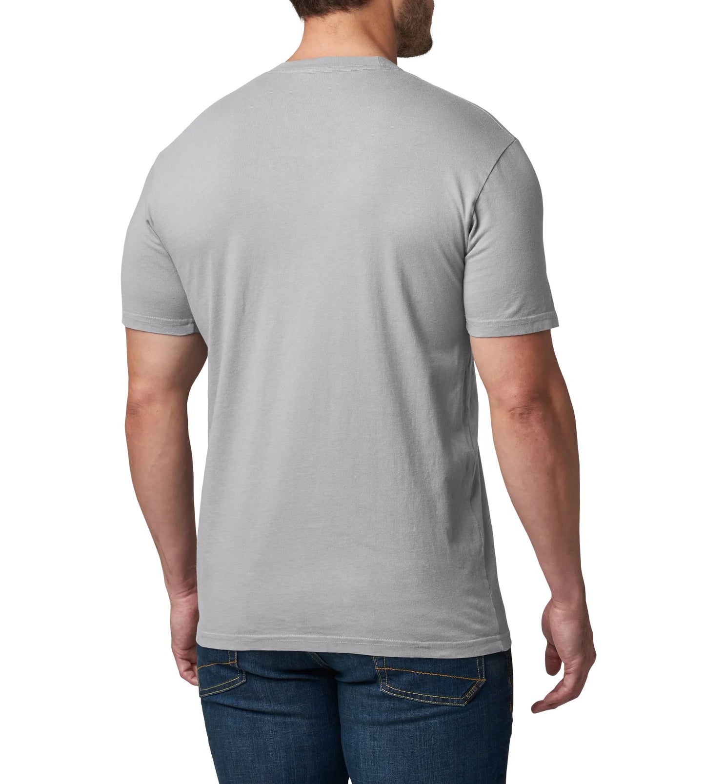 Elite Short Sleeve Pocket Tee – Grey Heather