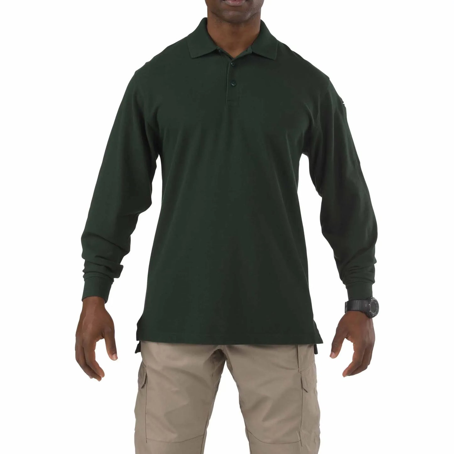 Professional Long Sleeve Polo – LE Green