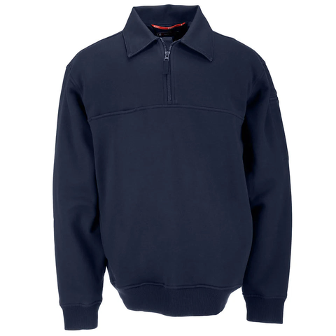 5.11 1/4 Zip Job Shirt 2.0 With Canvas - Midnight Navy