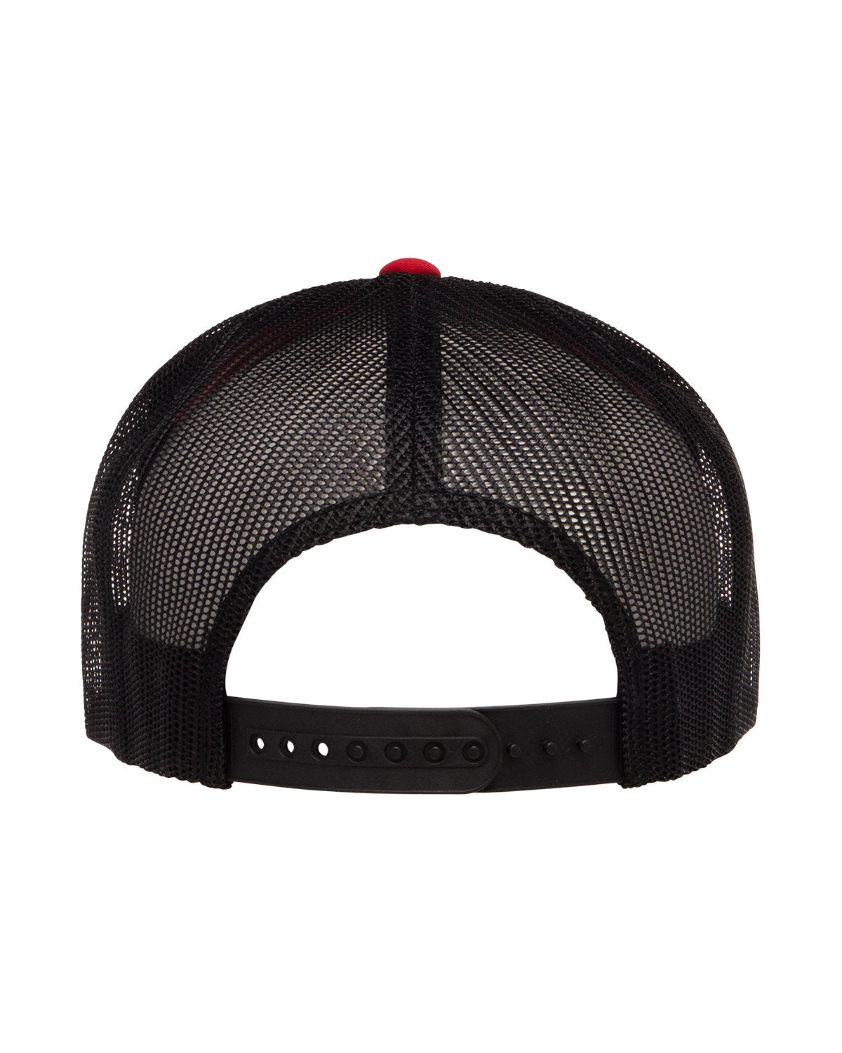 Stache Salt The Salty Standard Snapback Hat - Red — back view (2)