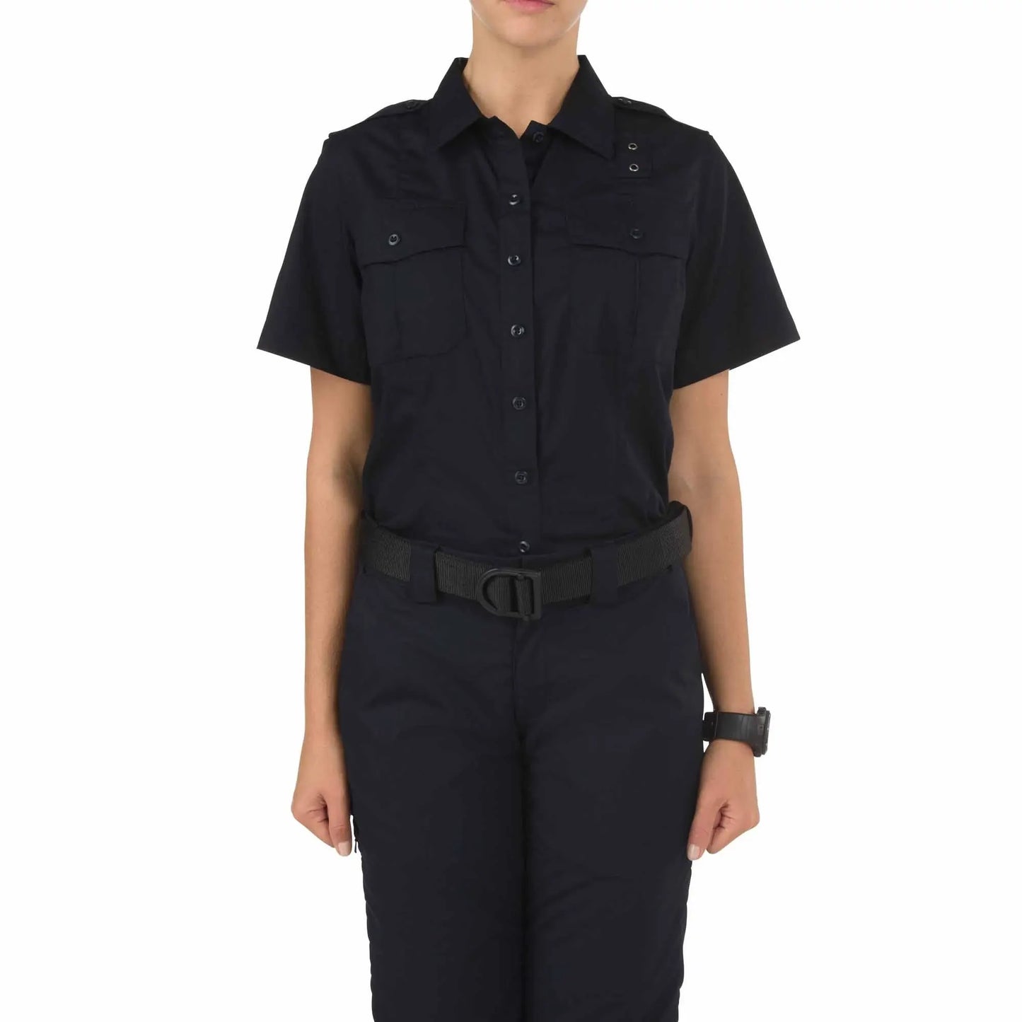 Women's Class A Patrol Duty Uniform® Taclite® Short Sleeve Shirt – Midnight Navy