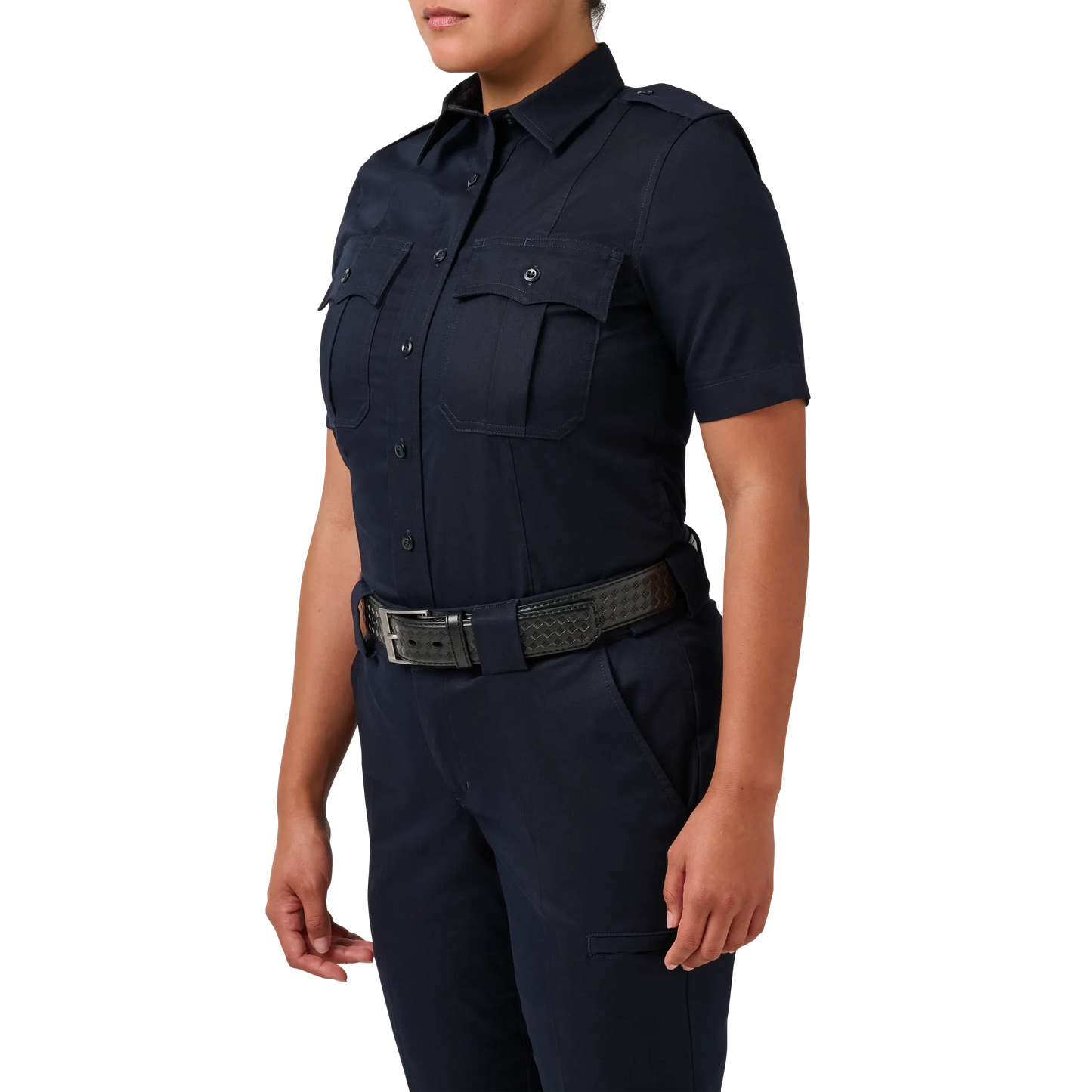 Women's 5.11 Stryke® LT PDU Class A Short Sleeve Shirt – Dark Navy