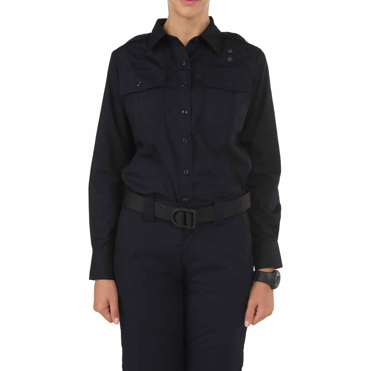 Women's Taclite® PDU® Class A Long Sleeve Shirt – Midnight Navy