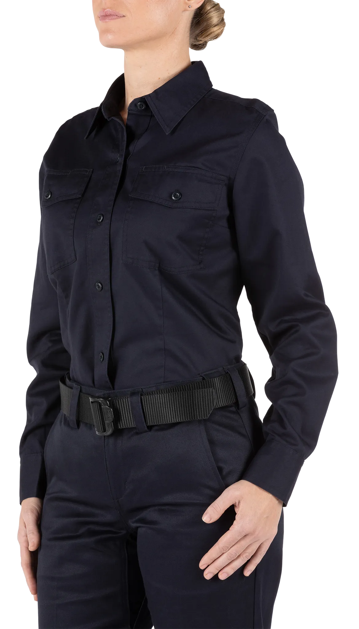 Women's Company Long-Sleeve Shirt – Fire Navy