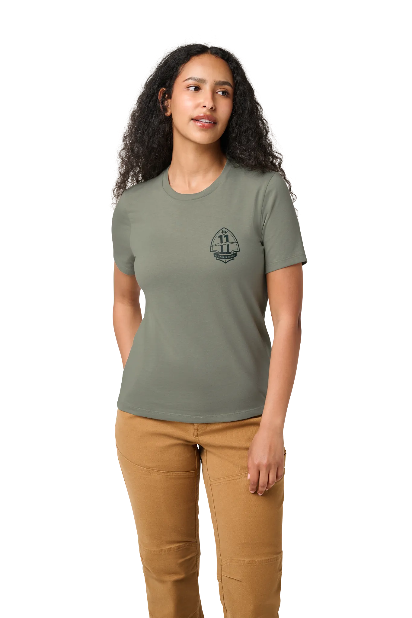 Women's Grim Bomber Short Sleeve Tee – Shadow Green