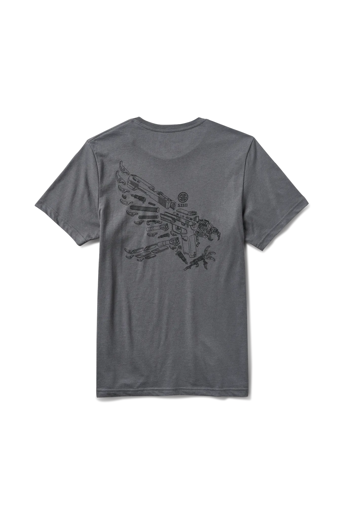5.11 Sig Sauer Schematic Eagle Short Sleeve Tee – Flint