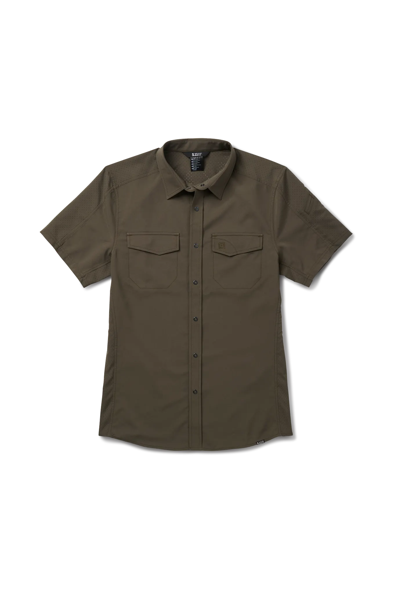 Freedom Flex Modern Slim Fit Short Sleeve Shirt – Ranger Green