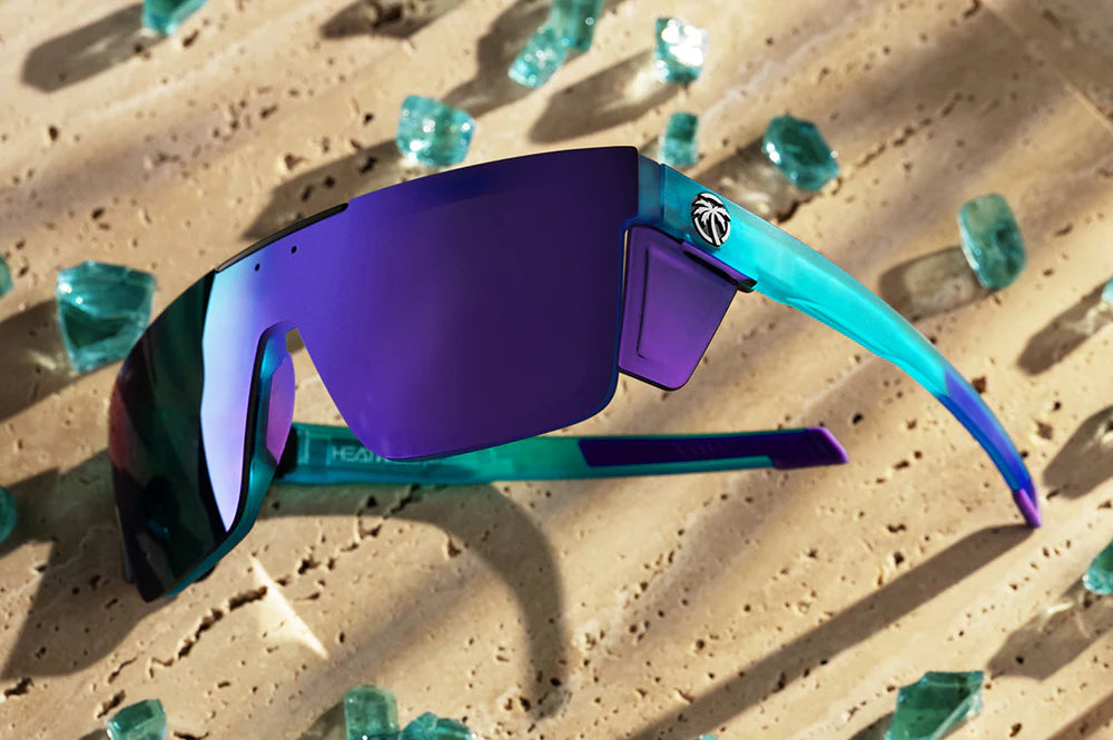 Performance Quatro Sunglasses: Aqua Frost Z87+ - Heatwave