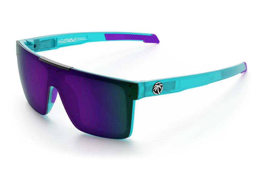Performance Quatro Sunglasses: Aqua Frost Z87+ - Heatwave