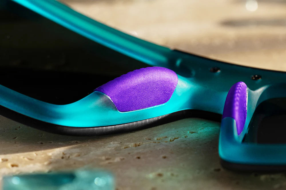 Performance Quatro Sunglasses: Aqua Frost Z87+ - Heatwave