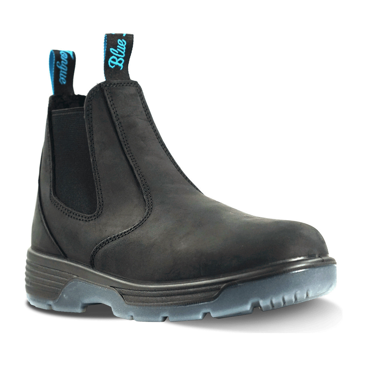 Blue Tongue Slip On Boot