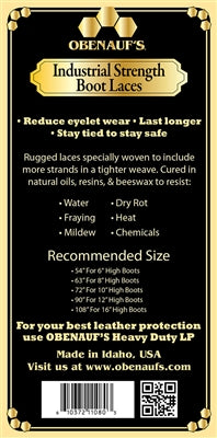 Obenaufs Boot Laces ALL RISK UniformsCAL FIRE ALL RISK Uniforms