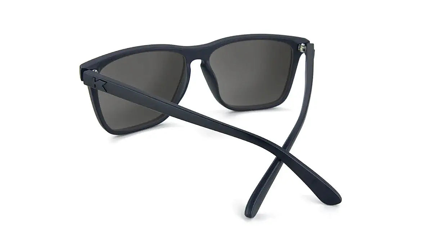 Black on Black Fast Lanes - Knockaround Sunglasses - side view