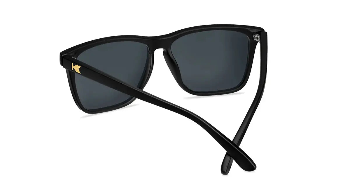 Black Gold Fast Lanes - Knockaround Sunglasses - side view