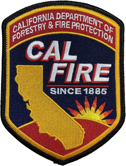 CAL FIRE Embroidered Patch (Pack of 2)