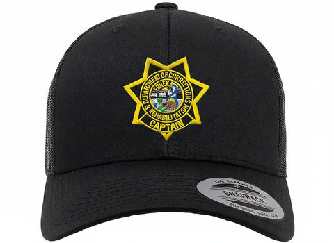 CDCR 6 Panel Captains Hat