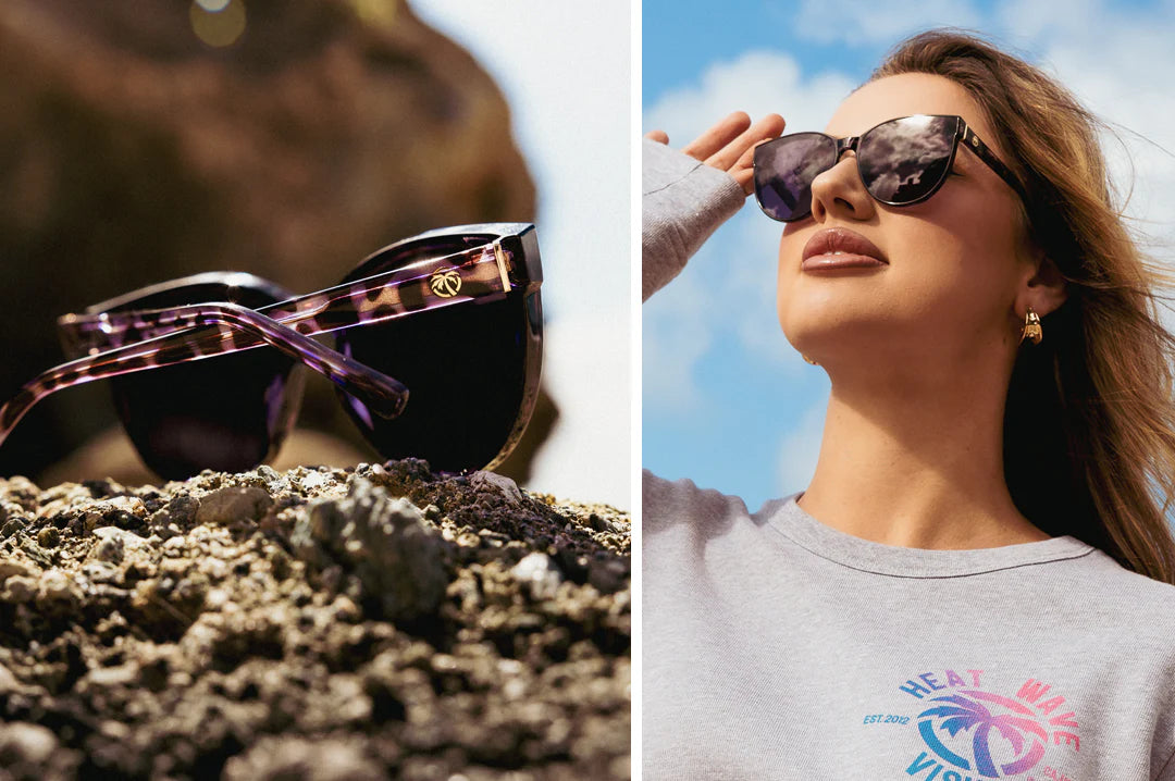 Carat Sunglasses: Velvet Tortoise Polorized - Heatwave