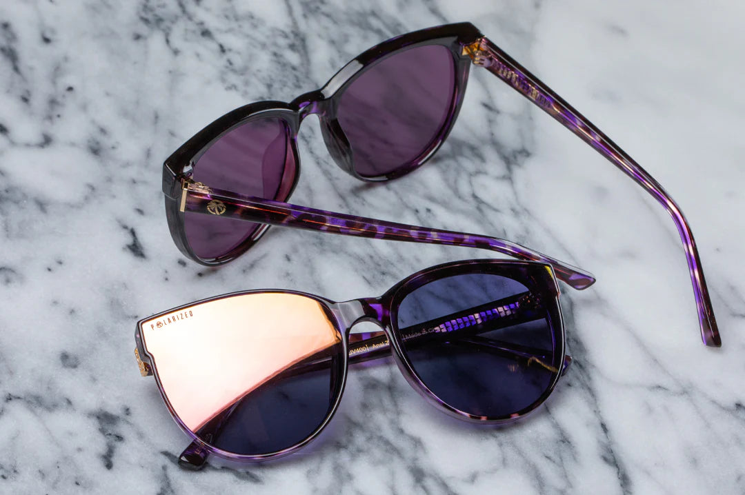 Carat Sunglasses: Velvet Tortoise Polorized - Heatwave