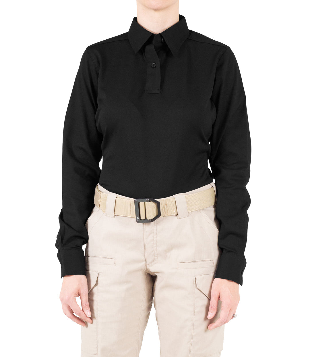 First Tactical Womens Pro Perf Long Sleeve - Black ALL RISK UniformsCAL FIRE   ALL RISK Uniforms