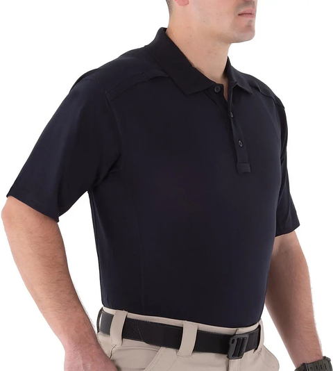 First Tactical Men's Cotton Short Sleeve Polo - Midnight Navy