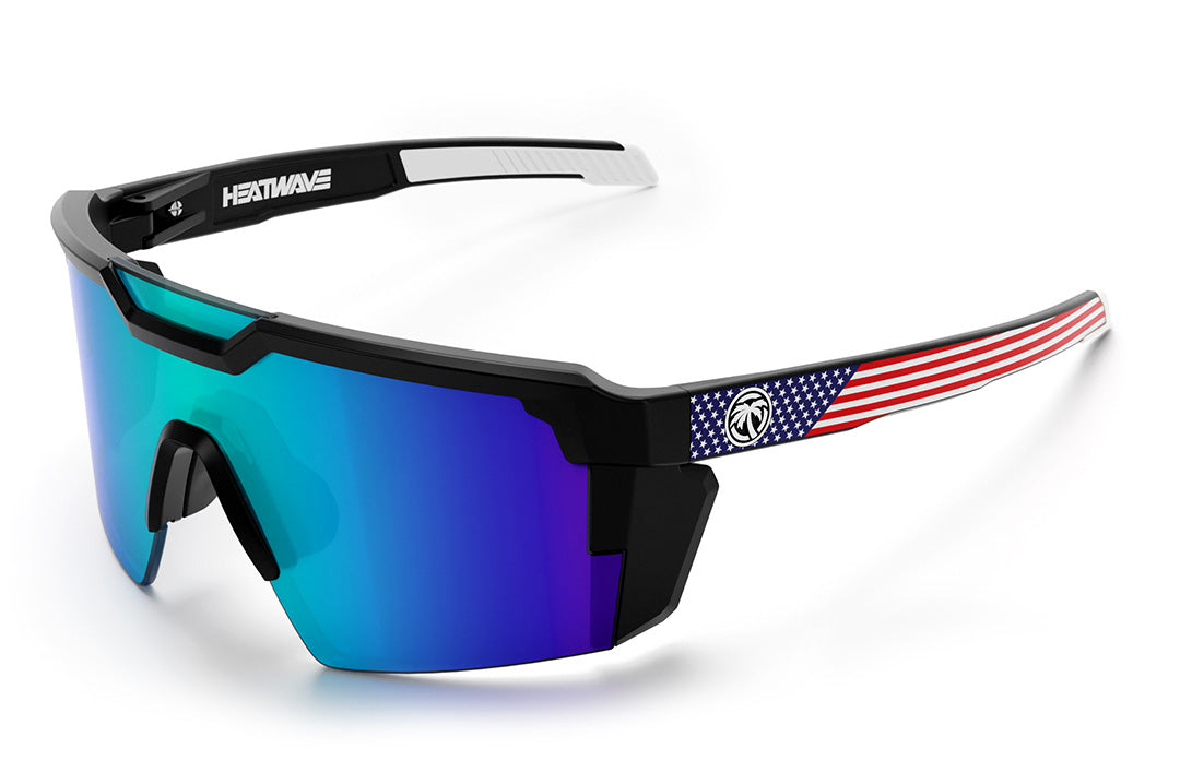 Heat Wave Visual Future Tech Stars & Stripes USA sunglasses view 4