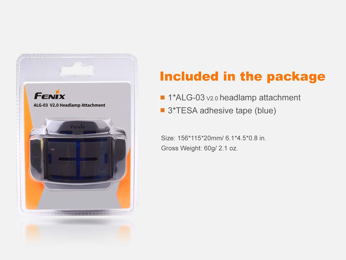 Fenix ALG-03 V2.0 Headlamp Helmet Mount