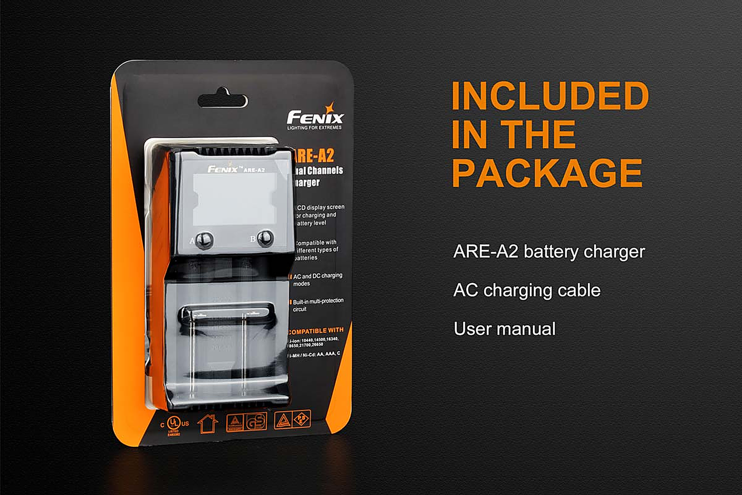 Fenix ARE-A2 Battery Charger
