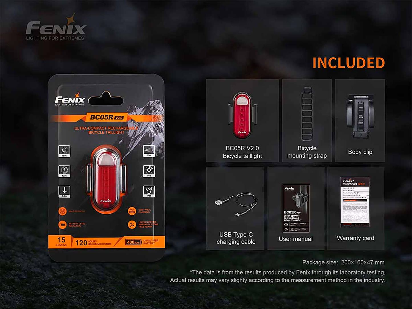 Fenix BC30 V2.0 Bike Light