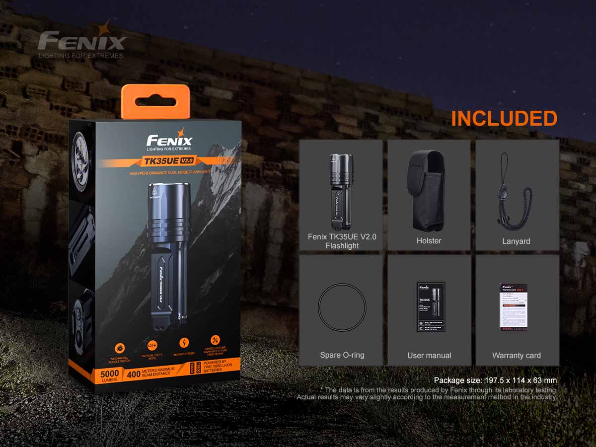 Fenix TK35UE V2.0 Flashlight