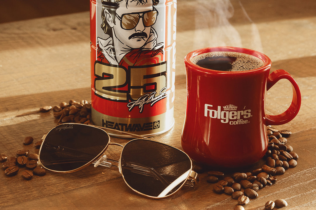 Heat Wave Visual Incline Hendrick Motorsports | Tim Richmond #25 Folgers sunglasses view 4