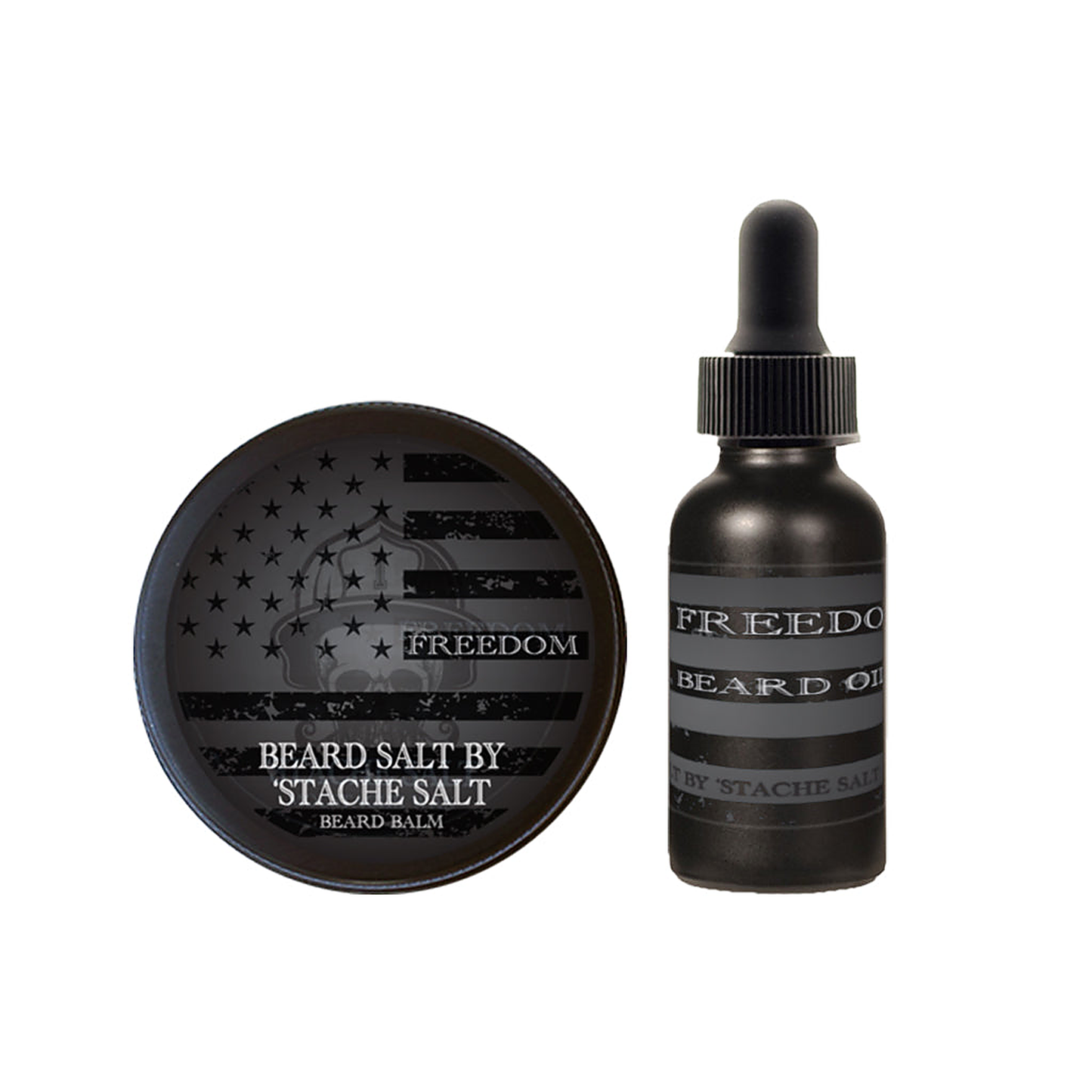 Stache Salt Freedom Beard Set