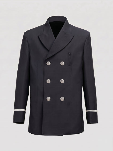 Class A Black Double Breasted Dress Jacket