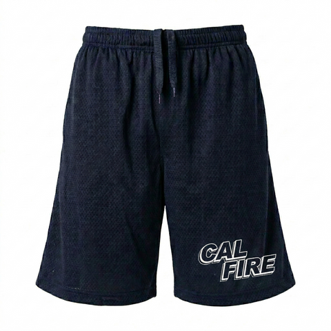CAL FIRE Pro Club PT Shorts - White Text