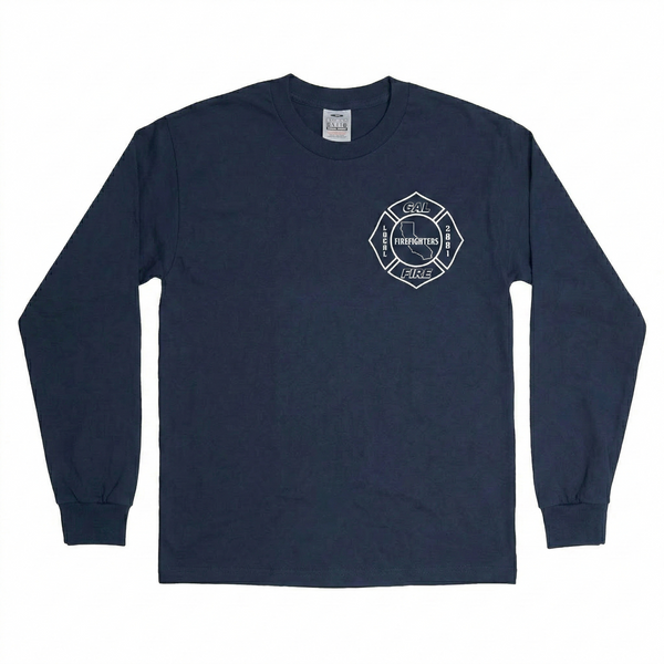 CAL FIRE Heavyweight Long Sleeve Shirt By Pro Club - Maltese