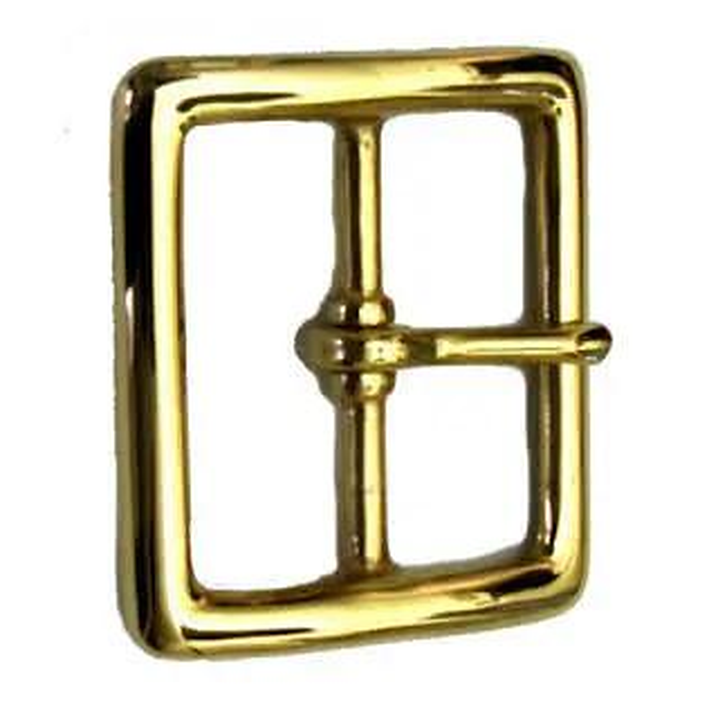 Gold Garrison Belt Buckle - detail view