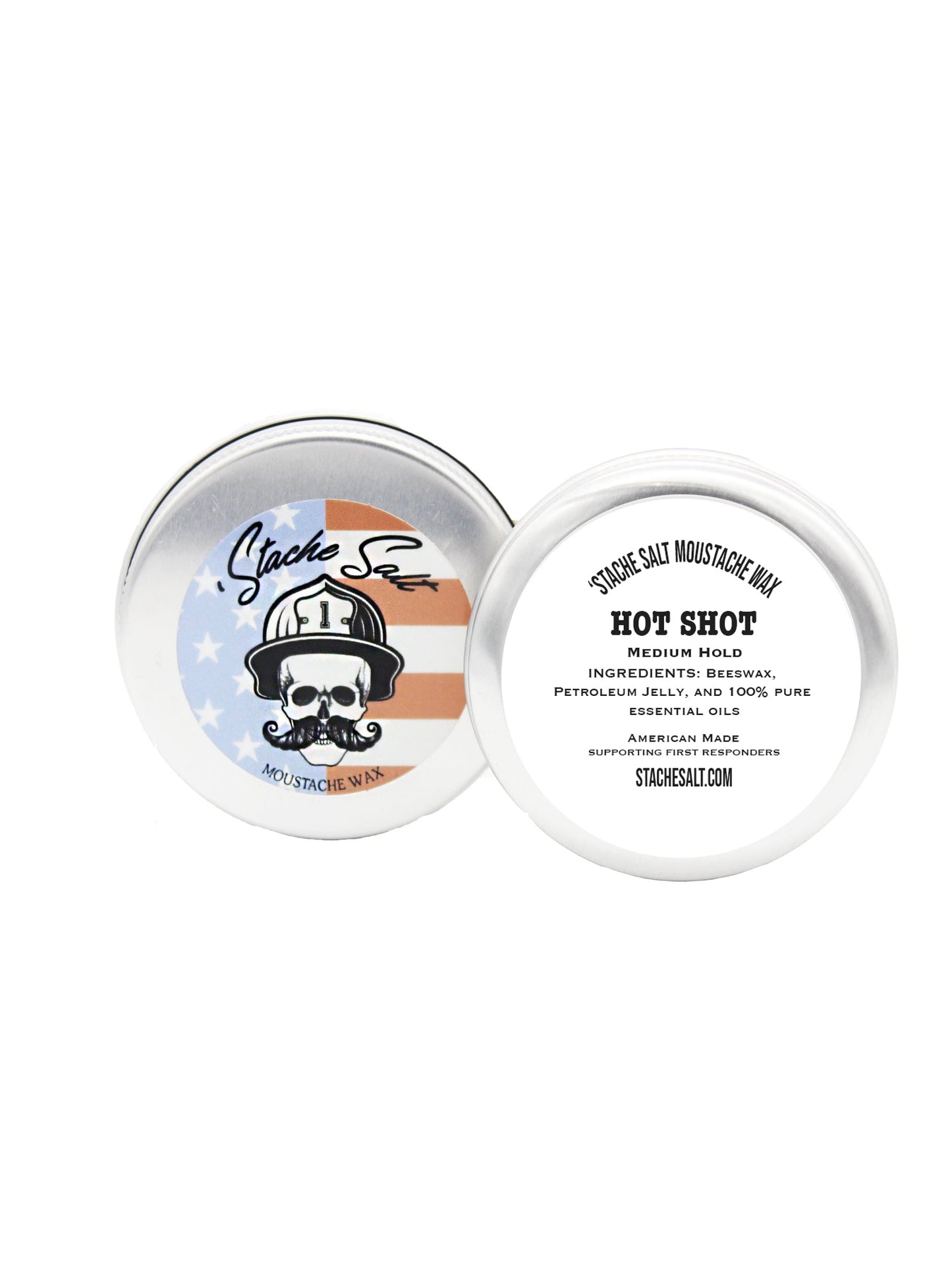 Stache Salt Hot Shot - Medium Hold Moustache & Beard Wax