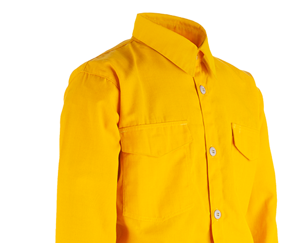 VFT Brush Shirt Pro chest pocket detail with button closures for secure storage of wildland firefighting tools and equipment"